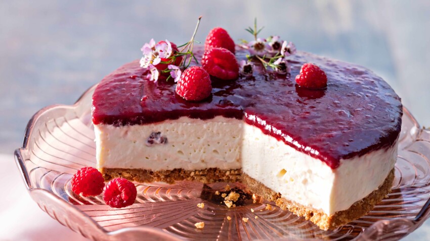 Cheesecake A La Framboise Femme Actuelle Le Mag