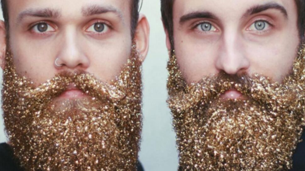 La barbe à paillettes, nouvelle tendance pour les fêtes ?