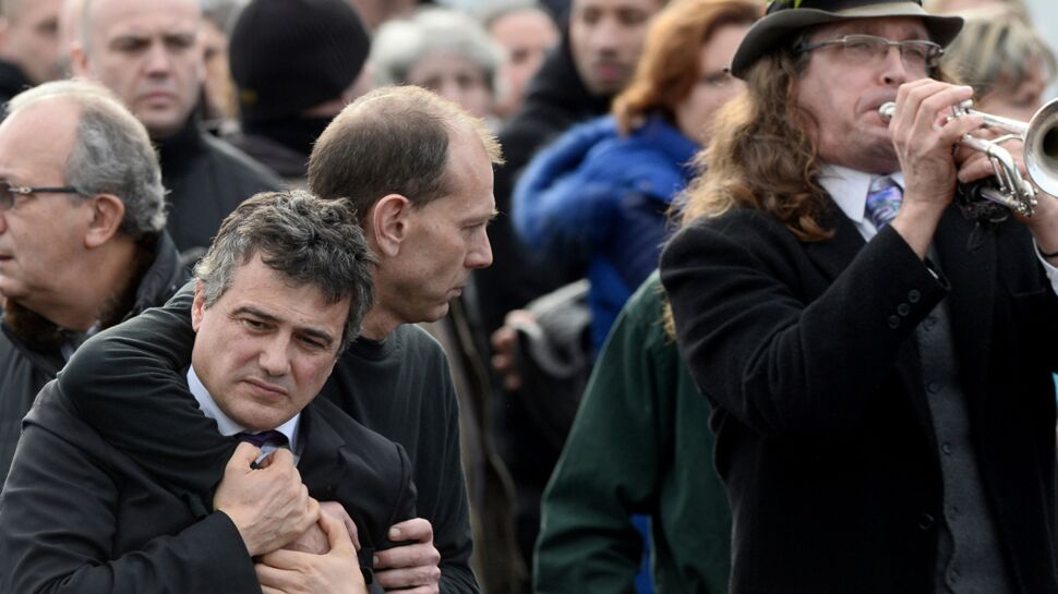 Charlie Hebdo : obsèques de Charb, ses amis lui disent adieu (photos)