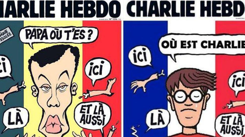 Attentats de Bruxelles: les Belges répondent à la Une de Charlie Hebdo