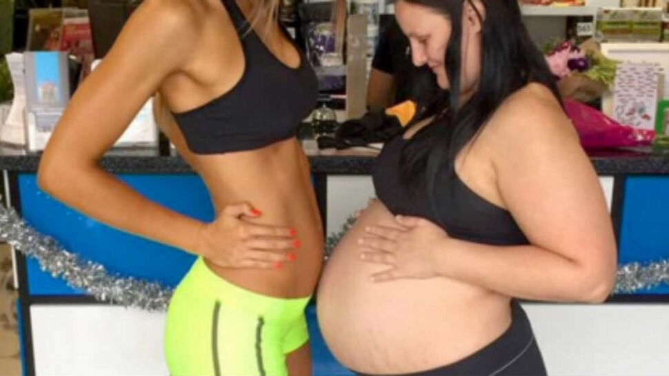 Chontel Duncan: la professeur de fitness, enceinte au ventre plat