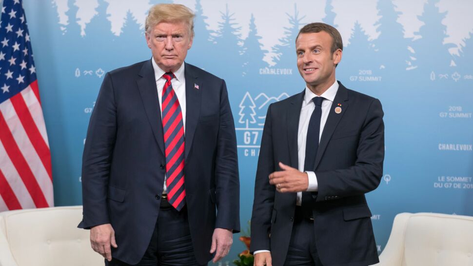 Photos – Emmanuel Macron a (encore) broyé la main Donald Trump (et y a laissé des traces)