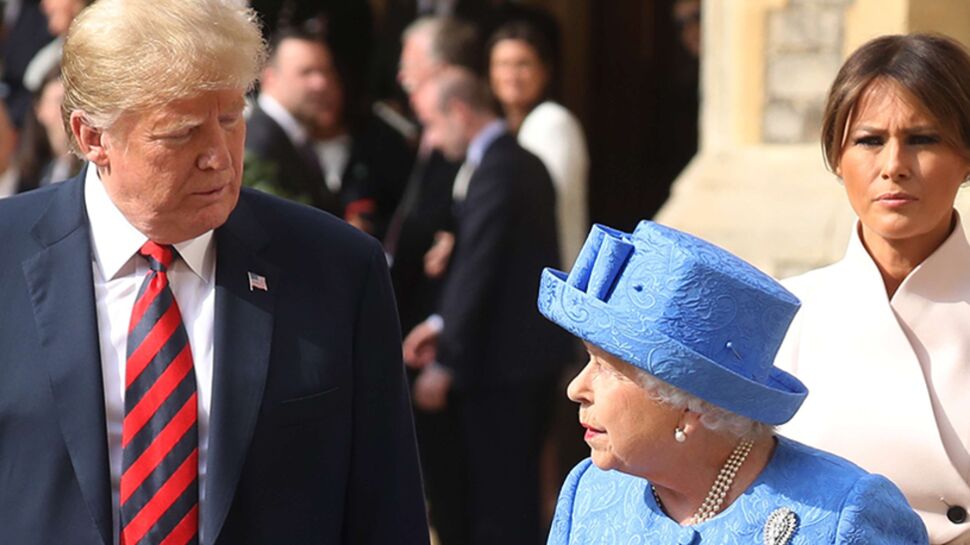Donald Trump au Royaume-Uni : il commet un impair devant la reine Elizabeth II