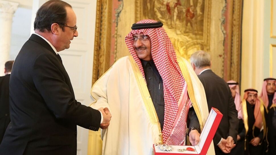 Tollé après la légion d'honneur remise au prince héritier saoudien par François Hollande