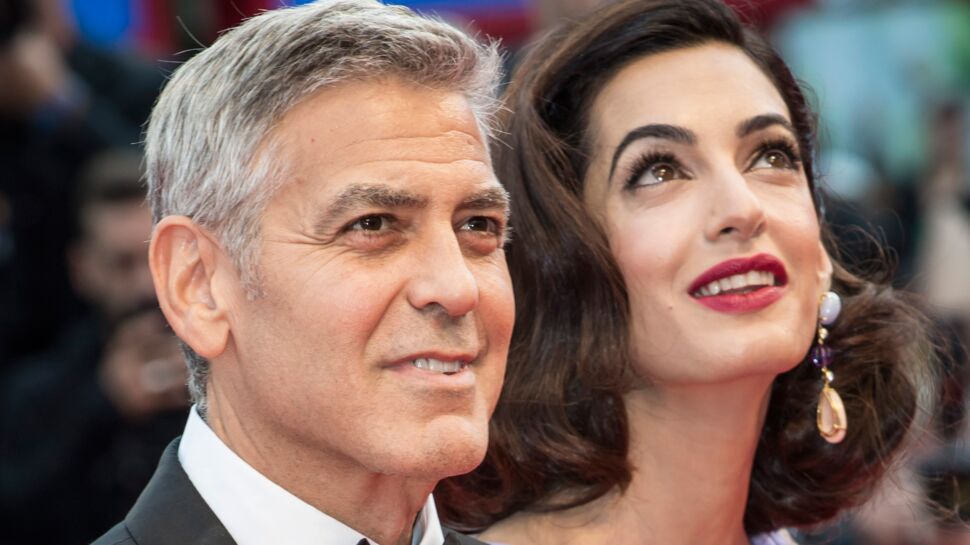 PHOTOS - George et Amal Clooney rayonnants sur le tapis rouge de la Mostra de Venise