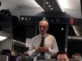 Retard sur un TGV: le patron de la SNCF, à bord, en fait l'annonce aux passagers