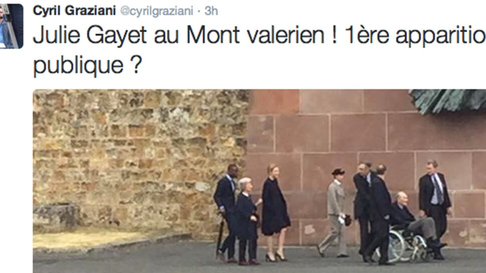 Première apparition de Julie Gayet lors d'un déplacement officiel de François Hollande