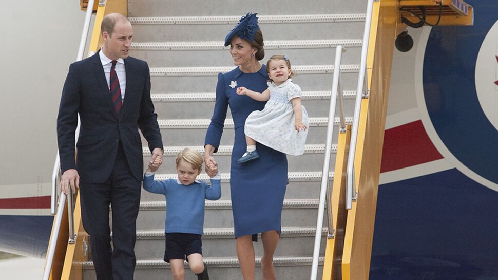 Photos : Kate Middleton, le prince William, Charlotte et George débarquent au Canada