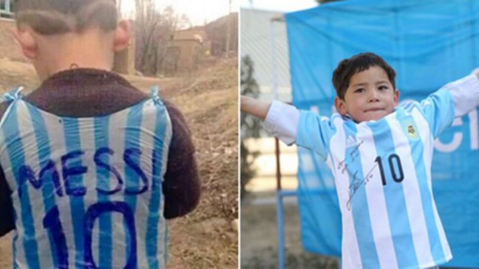 Menacé, le petit fan de Lionel Messi a dû fuir son pays