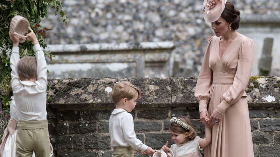 Photos : le prince George boude après s'être fait gronder par Kate Middleton