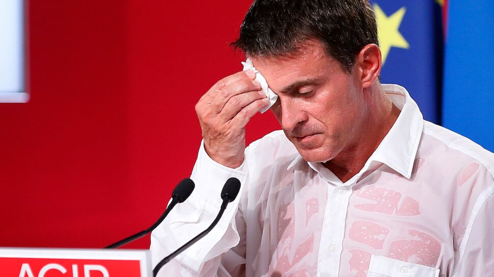 Manuel Valls : le Premier Ministre mouille la chemise et agite la toile