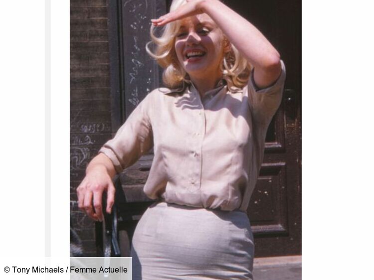 Marilyn Monroe enceinte d'Yves Montand ...
