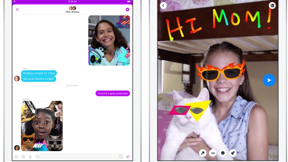 Messenger Kids : Facebook lance une messagerie destinée aux moins de 13 ans
