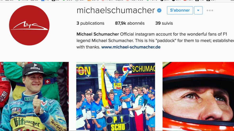 Michael Schumacher de retour sur les réseaux sociaux