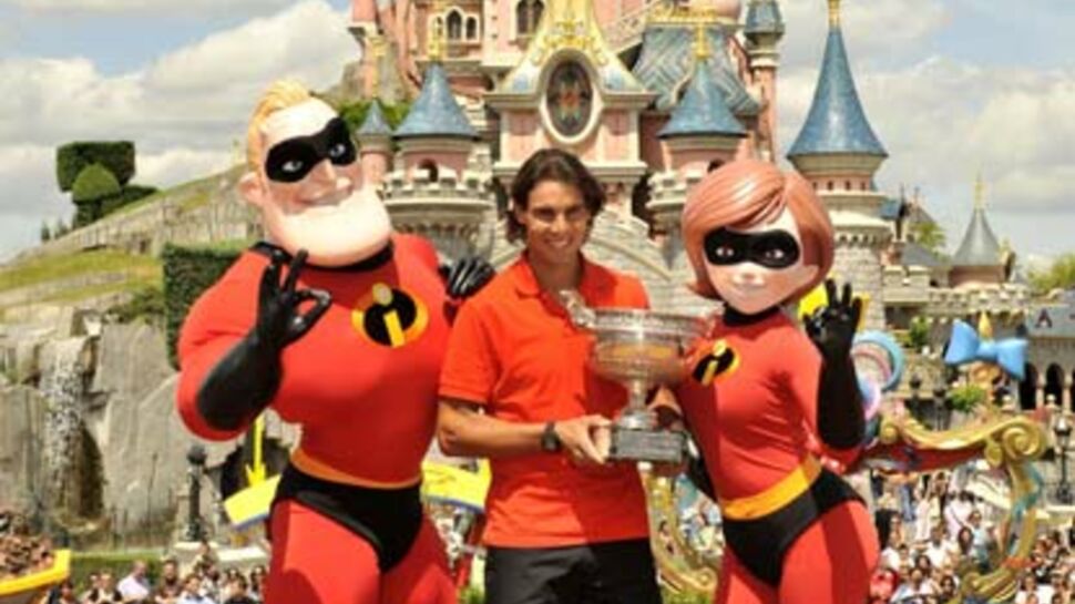 Rafael Nadal décompresse à Disneyland Paris