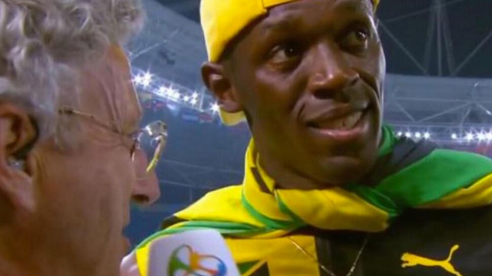 Nelson Monfort moqué sur la Toile après son interview d’Usain Bolt à Rio
