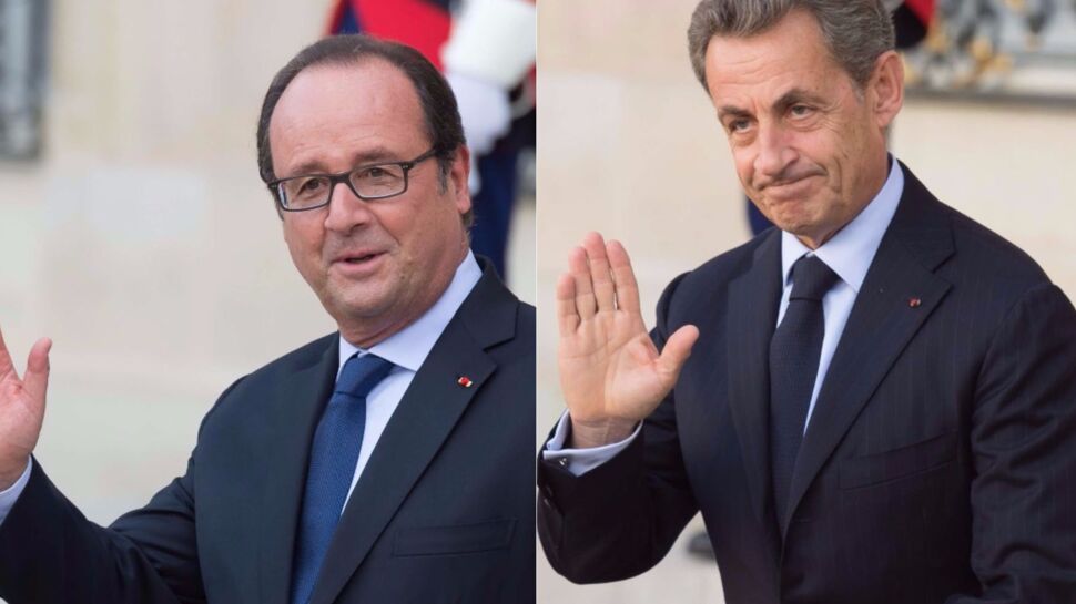 Photos - Nicolas Sarkozy et François Hollande, complices au Parc des Princes