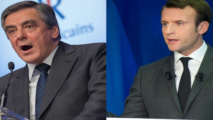Francois Fillon Emmanuel Macron A Chacun Son Affaire Sonnante Trebuchante Et Embarrassante Femme Actuelle Le Mag
