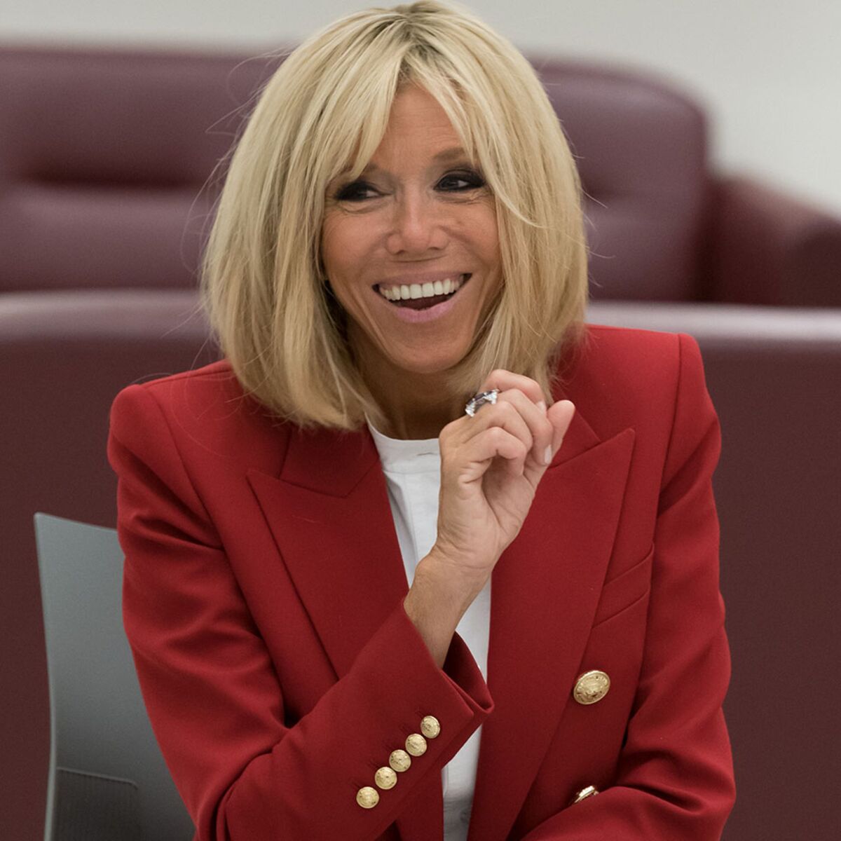 Photos Brigitte Macron S Eclate Avec Pascal Obispo Et Dany Boon A L Anniversaire De Line Renaud Femme Actuelle Le Mag