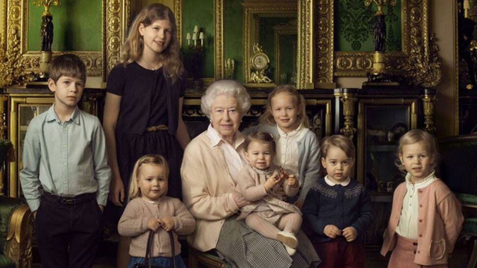 (photos) 90 ans de la reine Elizabeth : George, Charlotte, et tous les autres petits autour d'elle