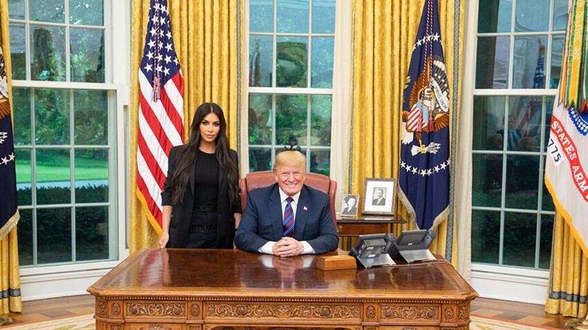 Photos - Pourquoi Donald Trump a reçu la visite de Kim Kardashian à la Maison Blanche : Femme Actuelle Le MAG
