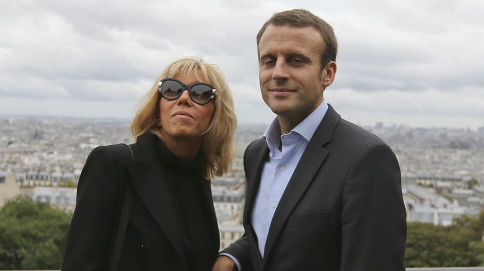 Photos : Emmanuel Macron et sa femme "en amoureux" à Montmartre