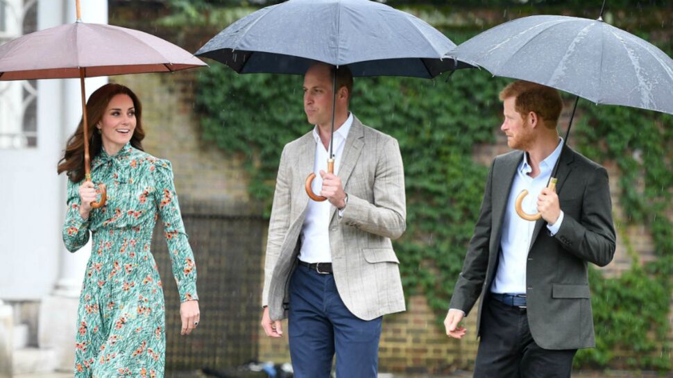Photos - Mort de Diana : Harry et William lui rendent hommage, accompagnés de Kate Middleton