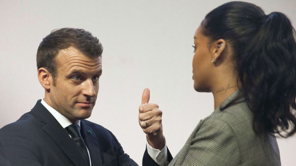 Rihanna et Emmanuel Macron: retrouvailles à Dakar