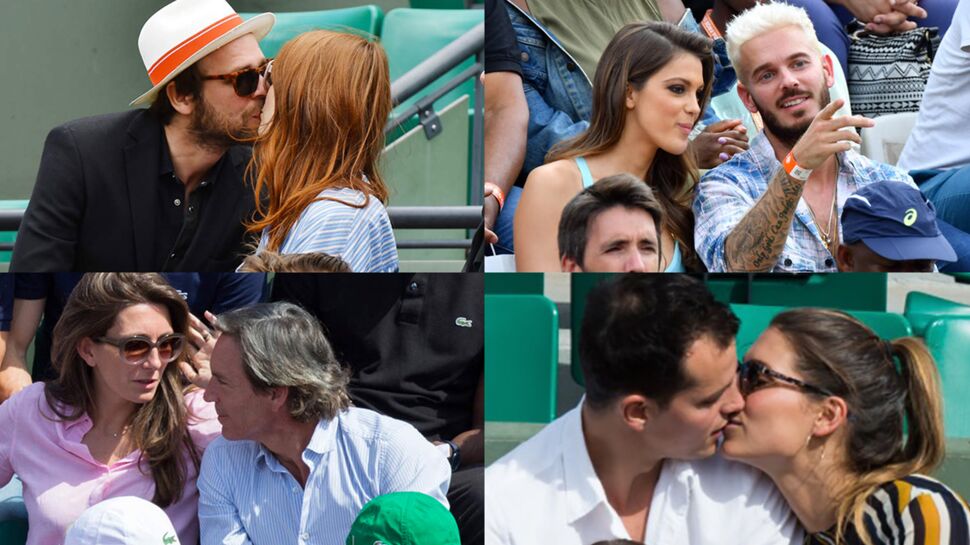 Photos : les stars, amoureuses à Roland Garros