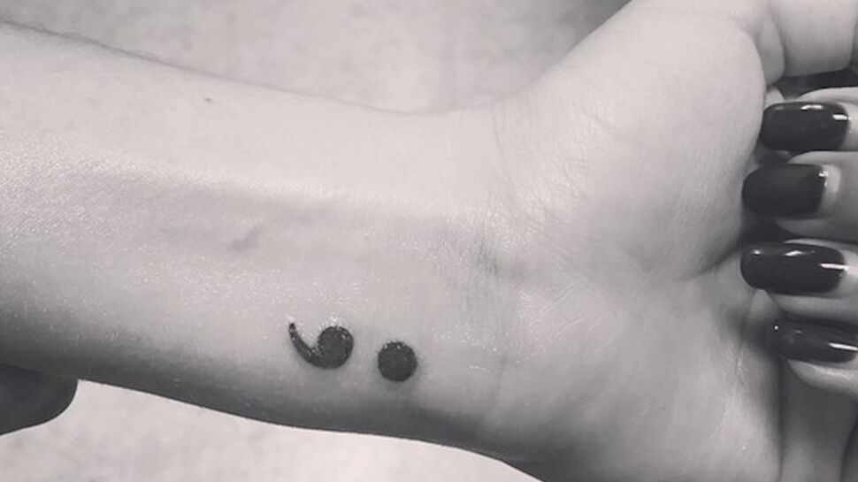 #Semicolonproject : un tatouage point-virgule contre la dépression et le suicide