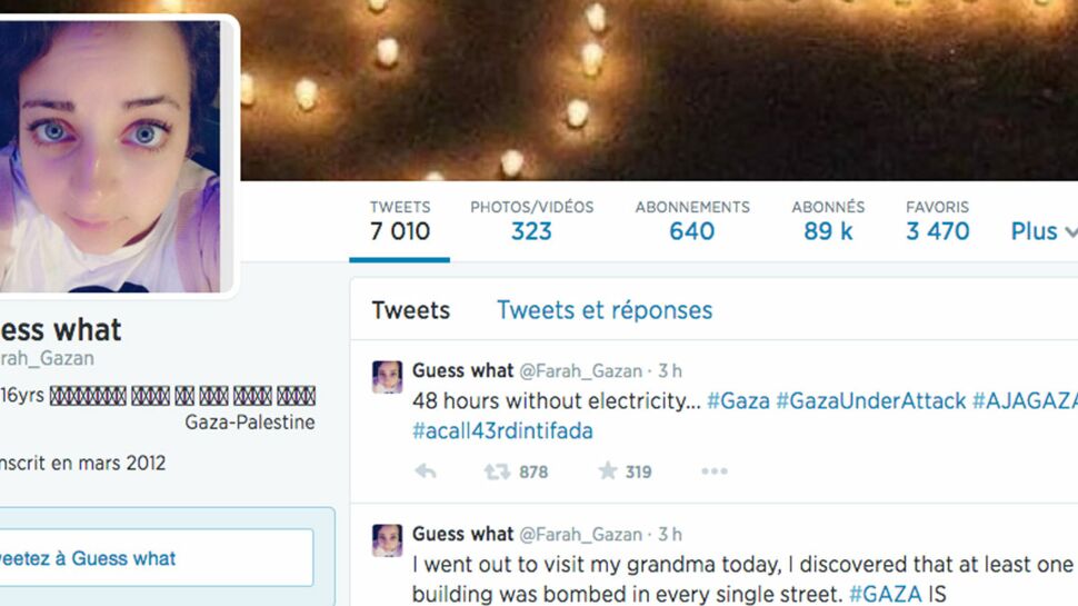 Choquant, une Palestinienne live-twitte Gaza en pleine guerre