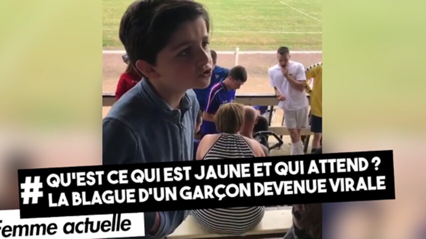 Qu Est Ce Qui Est Jaune Et Qui Attend Ou Quand La Blague D Un Petit Garcon Devient Virale Femme Actuelle Le Mag