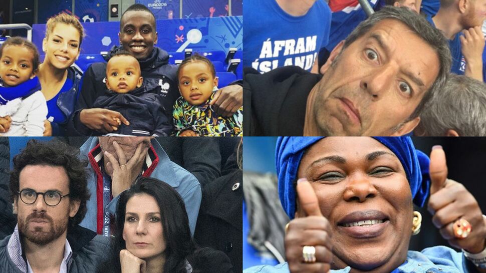 Photos : familles et femmes des joueurs, stars... Tous derrière les Bleus pour France Islande