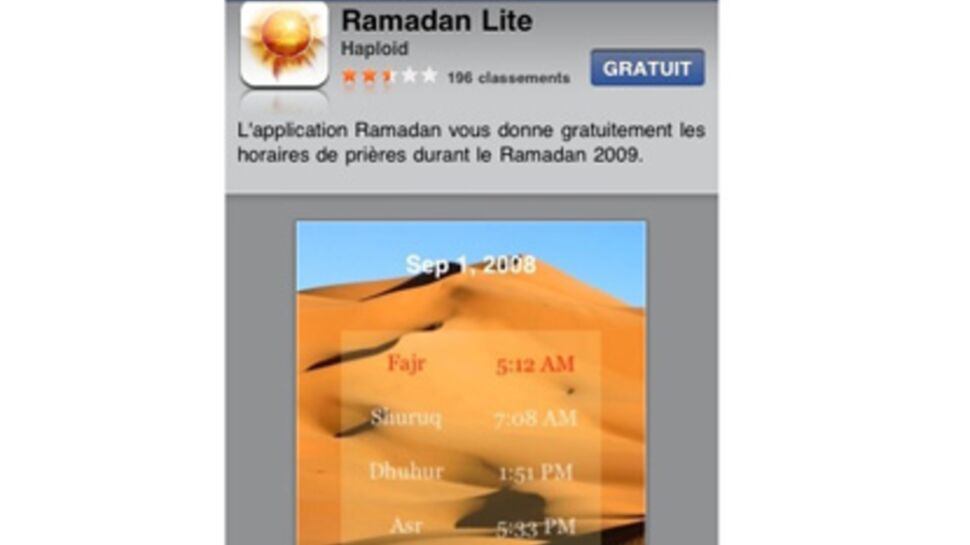 Ramadan : des applications iPhone et Nokia pour accompagner le jeûne