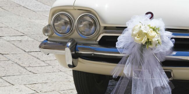 Mariage : nos idées déco pour la voiture