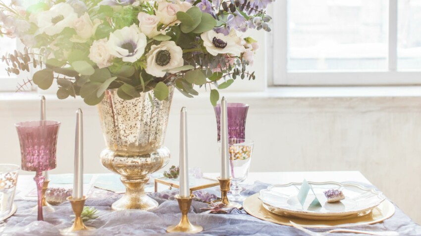 Mariage : quelle décoration pour la table des mariés ?