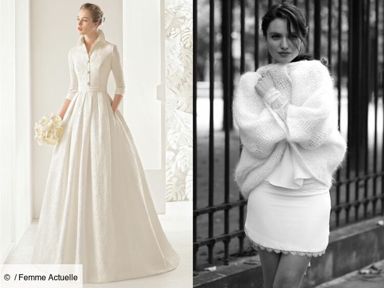 PHOTOS Mariage d hiver 35 robes de mari e f eriques Femme