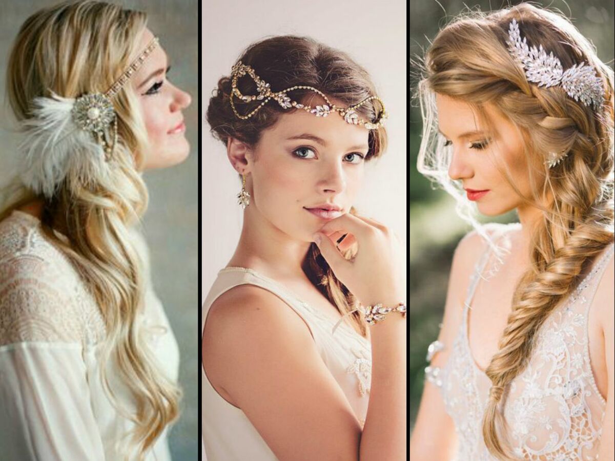 Comment choisir le plus beau bijou de cheveux ?  Bijoux cheveux, Accessoire  coiffure mariage, Cheveux