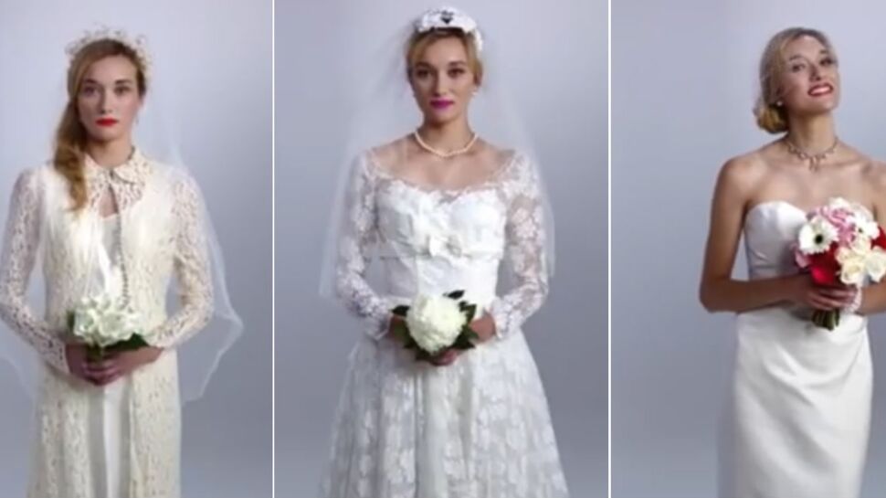 Petite histoire de la robe de mariée en 3 minutes (vidéo)