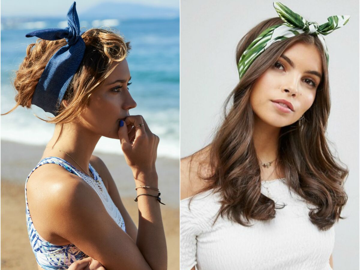 10 idées coiffures avec un bandeau pour l'été : Femme Actuelle Le MAG