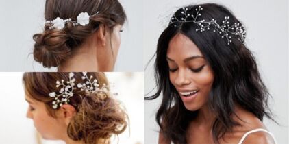 Diadèmes, barrettes, headbands\u2026 25 accessoires pour sublimer la coiffure de la mariée