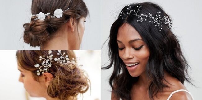 Diadèmes, barrettes, headbands… 25 accessoires pour sublimer la coiffure de la mariée