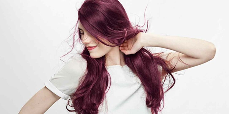Cheveux Violets Pour Qui Femme Actuelle Le Mag