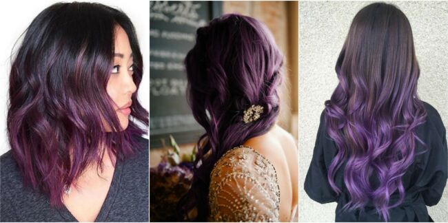 Cheveux violets, la tendance coloration qui nous séduit