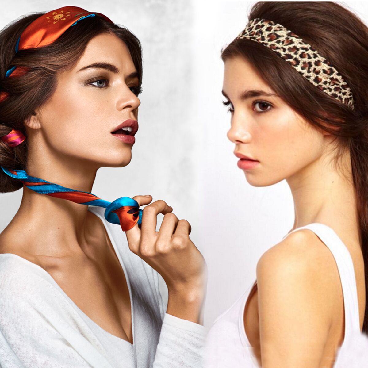 20 idées coiffure à réaliser avec un foulard : Femme Actuelle Le MAG