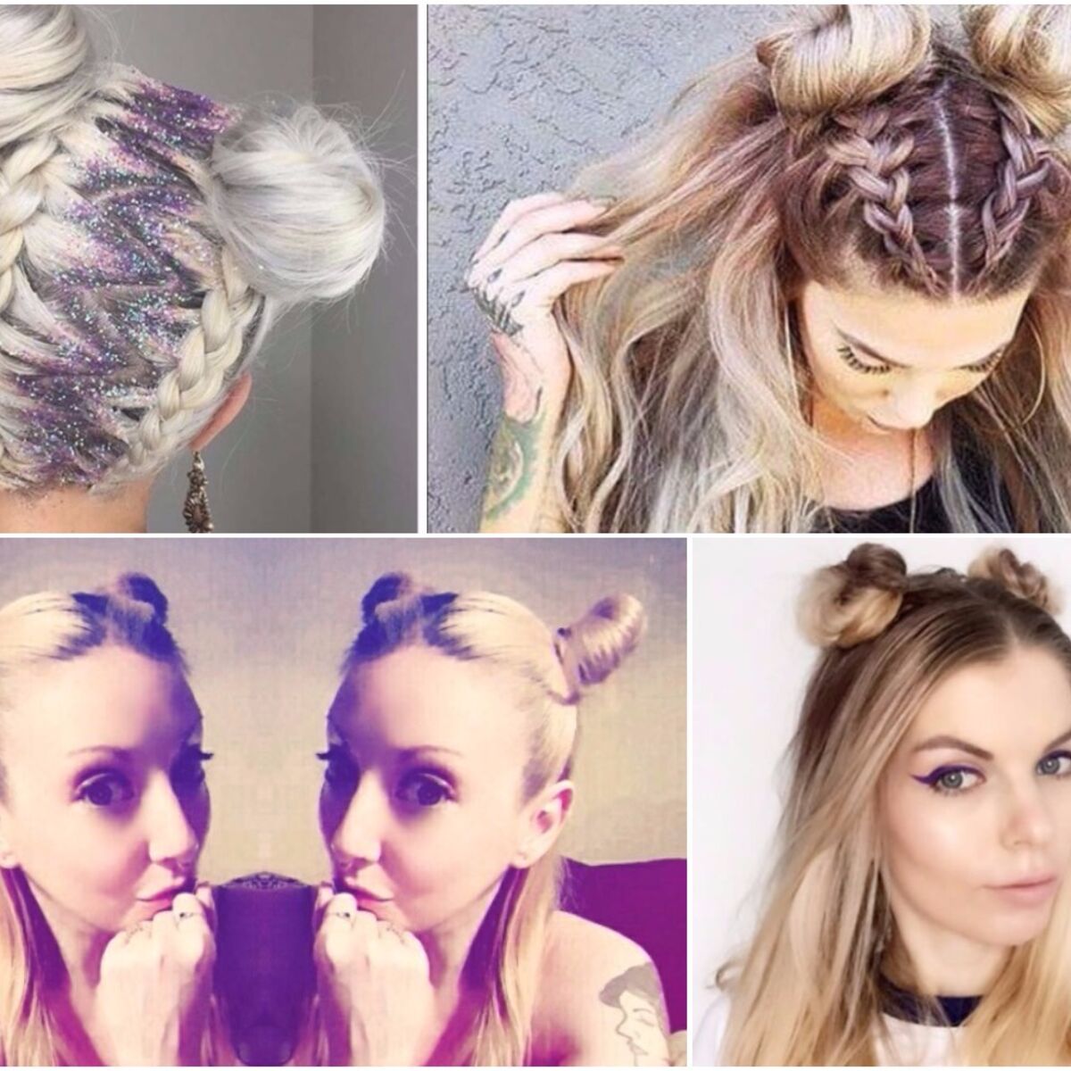 Le braids-bun est la nouvelle coiffure tendance de la saison !