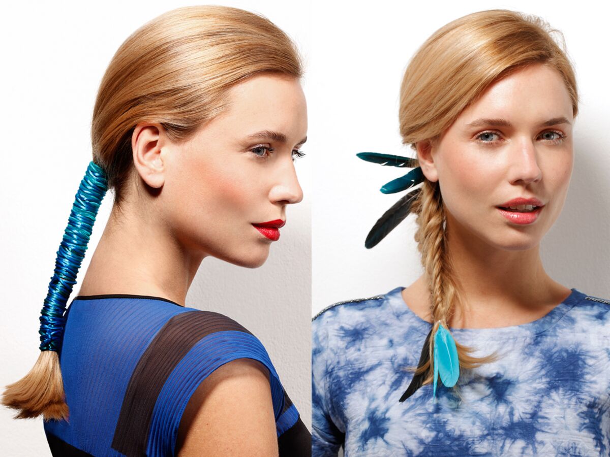 Idées coiffures avec des accessoires pour l'été - Marie Claire