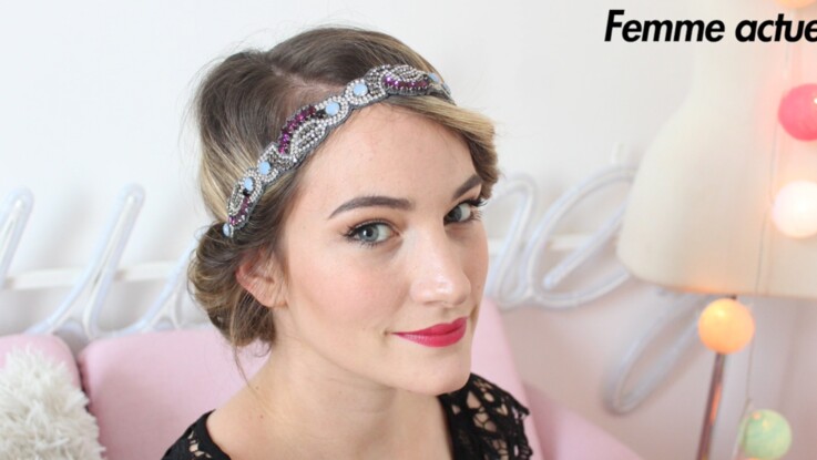 Chignon Avec Un Headband La Coiffure Romantique A Adopter