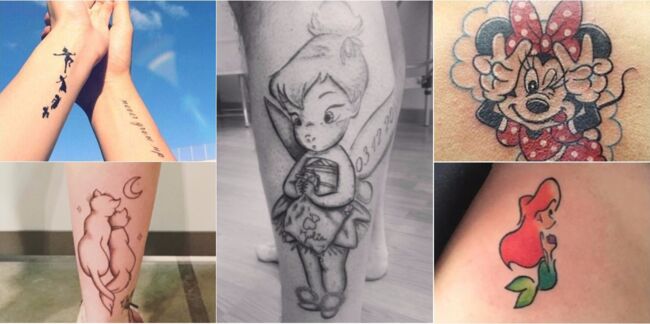 15 tatouages inspirés des personnages de Disney repérés sur Instagram