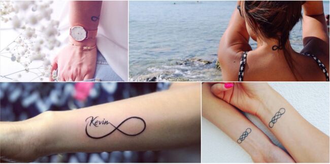 20 tatouages infini vraiment canons repérés sur Instagram